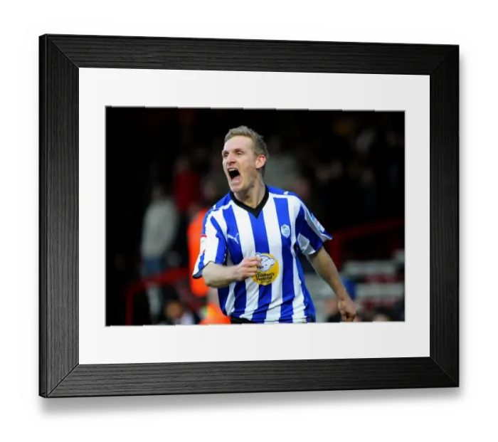 Framed Print : Gary Teale's Euphoric Moment: Scores the FA Cup Opener Against Bristol City for Sheffield Wednesday (08 / 01 / 2011) Framed Print : Gary Teale's Euphoric Moment: Scores the FA Cup Opener Against Bristol City for Sheffield Wednesday (08 / 01 / 2011)