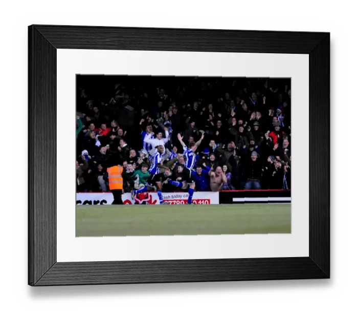 Framed Print : Neil Mellor's Euphoric Moment: Bristol City's Historic FA Cup Upset Over Sheffield Wednesday (08 / 01 / 2011) Framed Print : Neil Mellor's Euphoric Moment: Bristol City's Historic FA Cup Upset Over Sheffield Wednesday (08 / 01 / 2011)