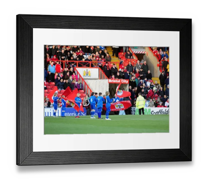 Framed Print : A Football Showdown: Bristol City vs Sheffield Wednesday - Season 10-11
