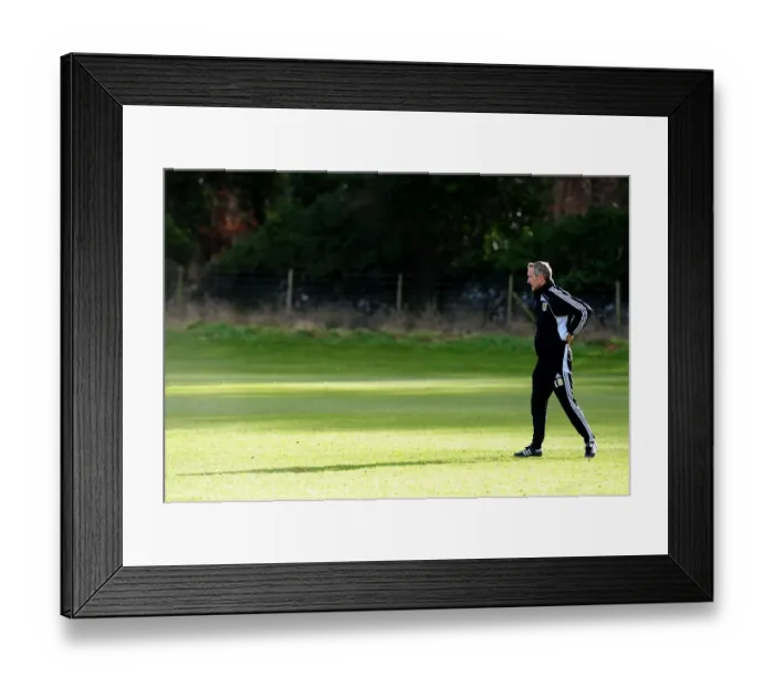 Framed Print : Bristol City First Team: Kicking Off Season 10-11 Training (January 2011)