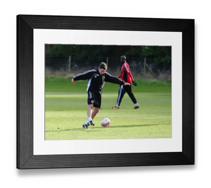 Framed Print : Bristol City First Team: Kicking Off the New Year - Training Session, January 1, 2011 Framed Print : Bristol City First Team: Kicking Off the New Year - Training Session, January 1, 2011