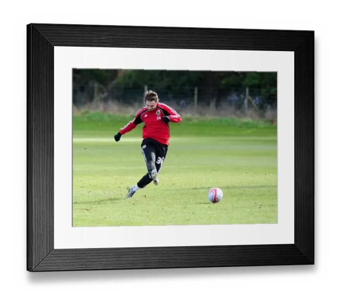 Framed Print : Bristol City First Team: Gearing Up for the Pitch - January 2011 Training Session Framed Print : Bristol City First Team: Gearing Up for the Pitch - January 2011 Training Session