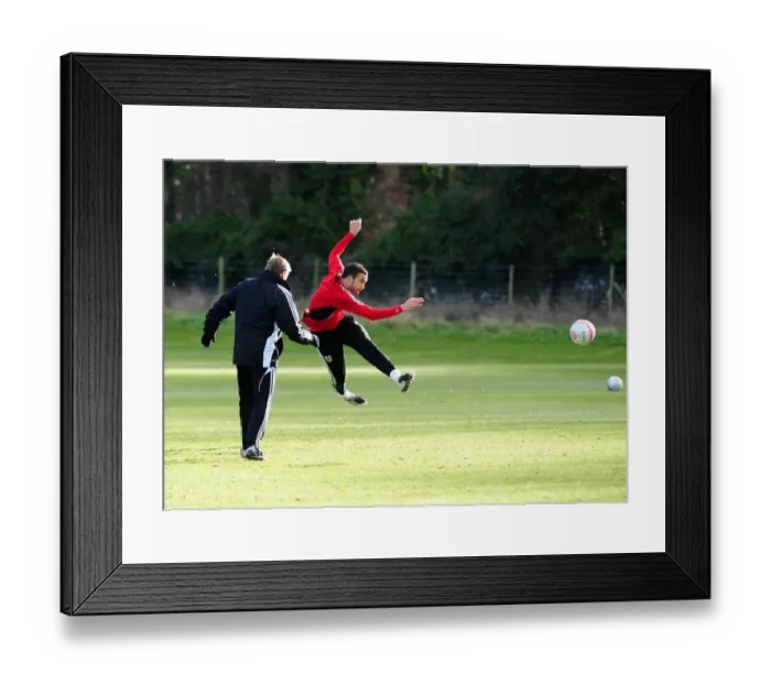 Framed Print : Bristol City First Team: Gearing Up for the Pitch - January 2011 Training Session Framed Print : Bristol City First Team: Gearing Up for the Pitch - January 2011 Training Session