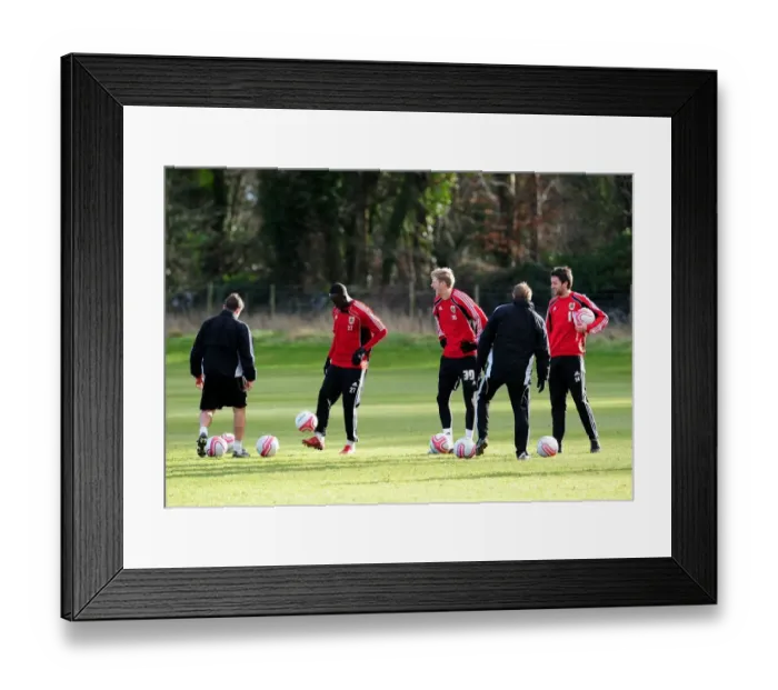Framed Print : Bristol City First Team: Kicking Off the New Year - Training Session, January 1, 2011 (Season 10-11) Framed Print : Bristol City First Team: Kicking Off the New Year - Training Session, January 1, 2011 (Season 10-11)