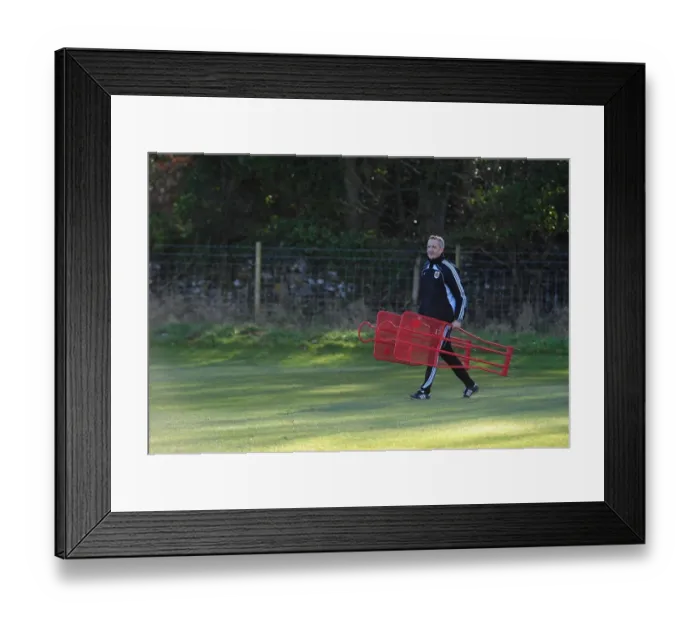 Framed Print : Bristol City First Team: Kicking Off the 2010-11 Season - January 1, 2011 Training