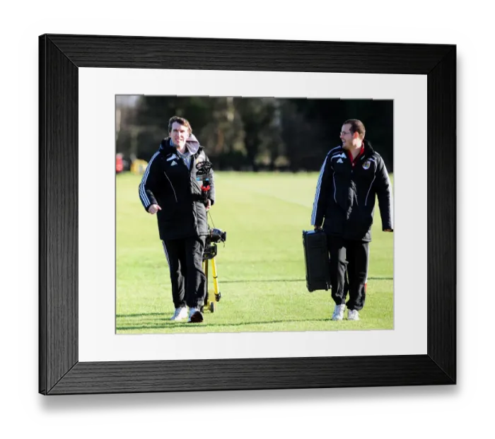 Framed Print : Bristol City First Team: Kicking Off 2010-11 Season Training (January 11)