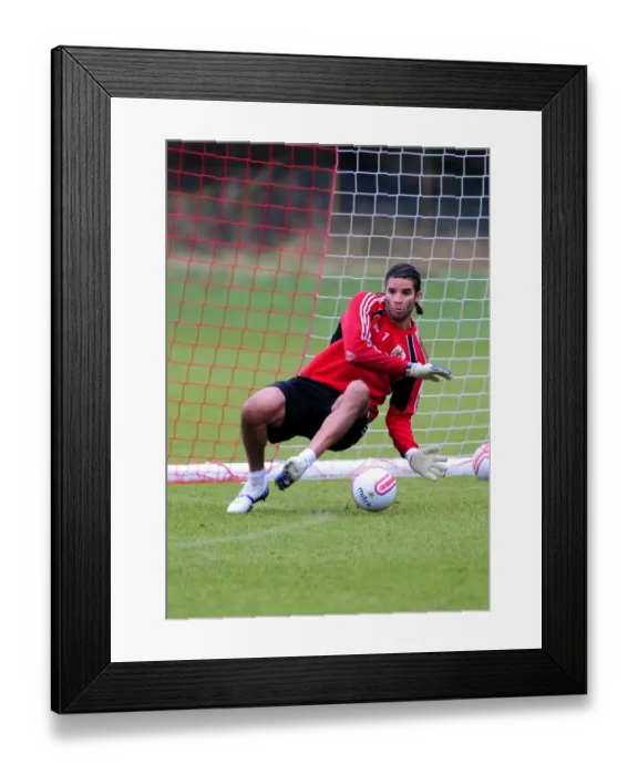 Framed Print : Bristol City First Team Training - January 13, 2011 (Season 10-11)