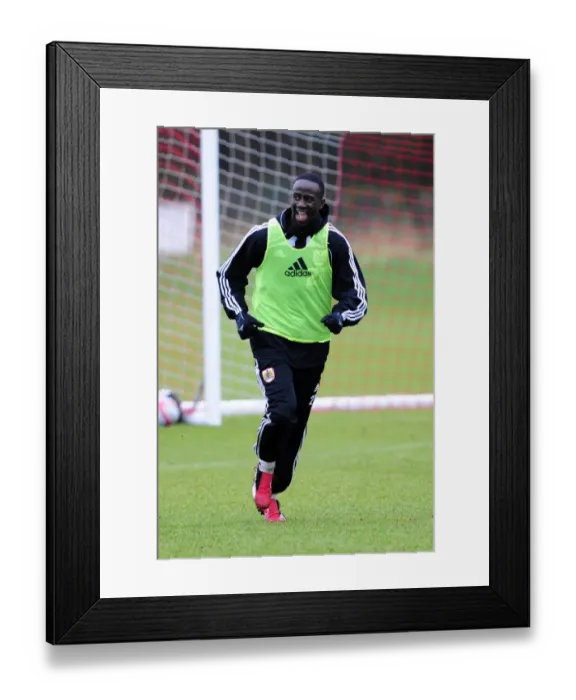 Framed Print : Bristol City First Team Training: January 13, 2011 - Season 10-11