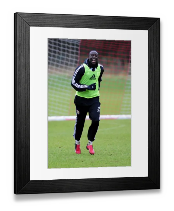 Framed Print : Bristol City First Team Training: January 13, 2011 - Season 10-11