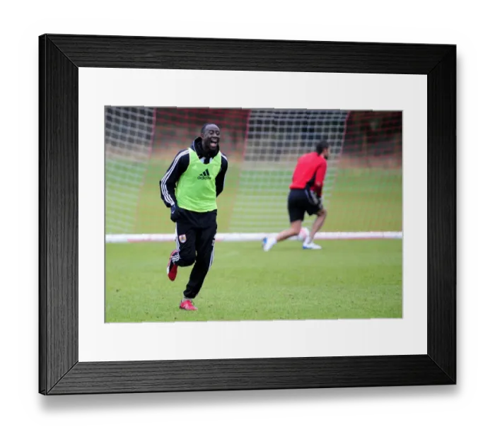 Framed Print : Bristol City First Team Training: January 13, 2011 - Season 10-11