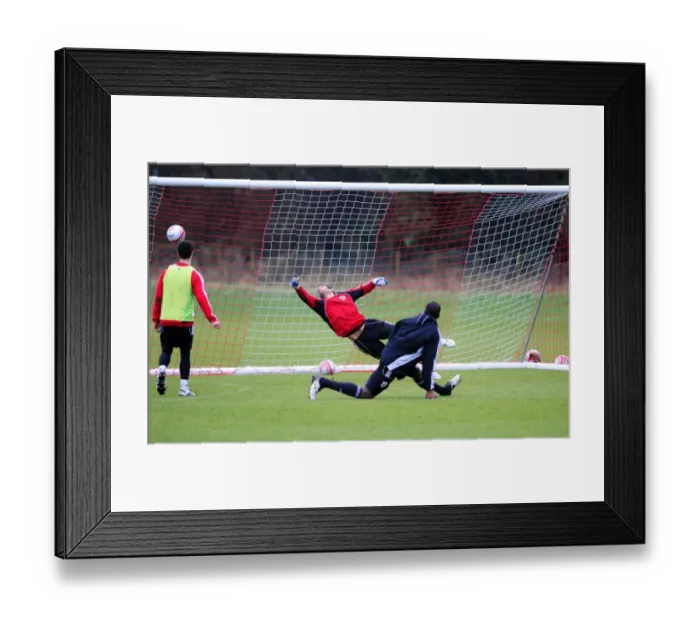 Framed Print : Bristol City First Team Training - January 13, 2011 (Season 10-11)