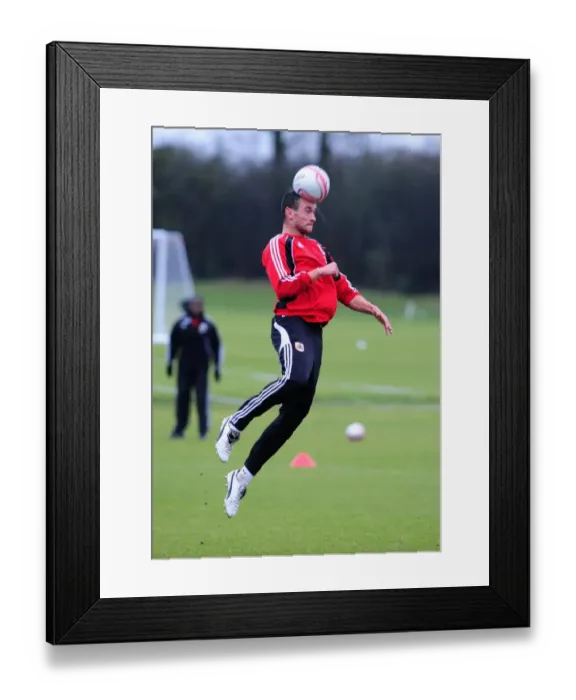 Framed Print : Bristol City First Team Training: January 13, 2011 - Season 10-11