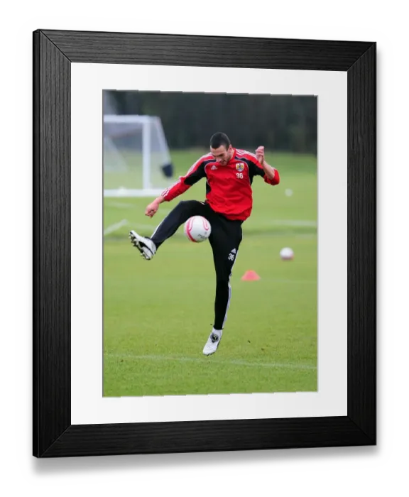 Framed Print : Bristol City First Team Training - January 13, 2011 (Season 10-11)