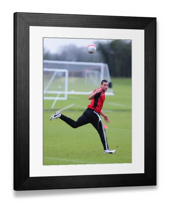 Framed Print : Bristol City First Team Training: January 13, 2011 - Season 10-11
