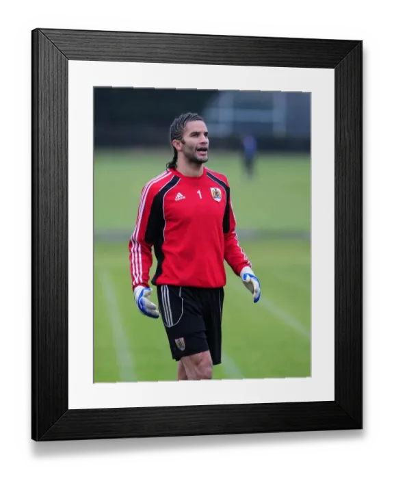 Framed Print : Bristol City First Team Training: January 13, 2011 - Season 10-11