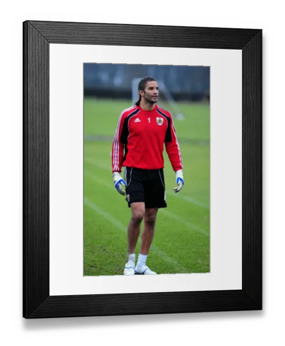 Framed Print : Behind the Scenes: Bristol City First Team Gears Up for Season 10-11 (January 13, 2011)