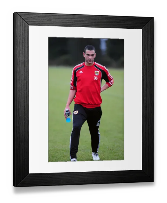 Framed Print : Bristol City First Team Training - January 13, 2011 (Season 10-11)
