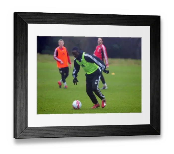 Framed Print : Bristol City First Team Training - January 13, 2011 (Season 10-11)