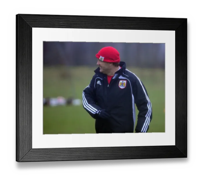 Framed Print : Bristol City First Team: Training Session - January 13, 2011