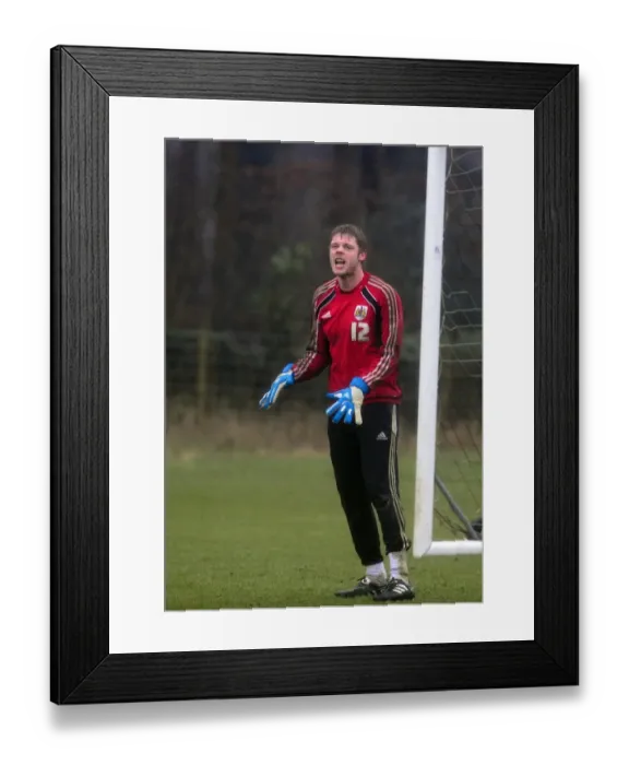 Framed Print : Behind the Scenes: Bristol City First Team Training (13-01-11) - Gearing Up for Season 10-11