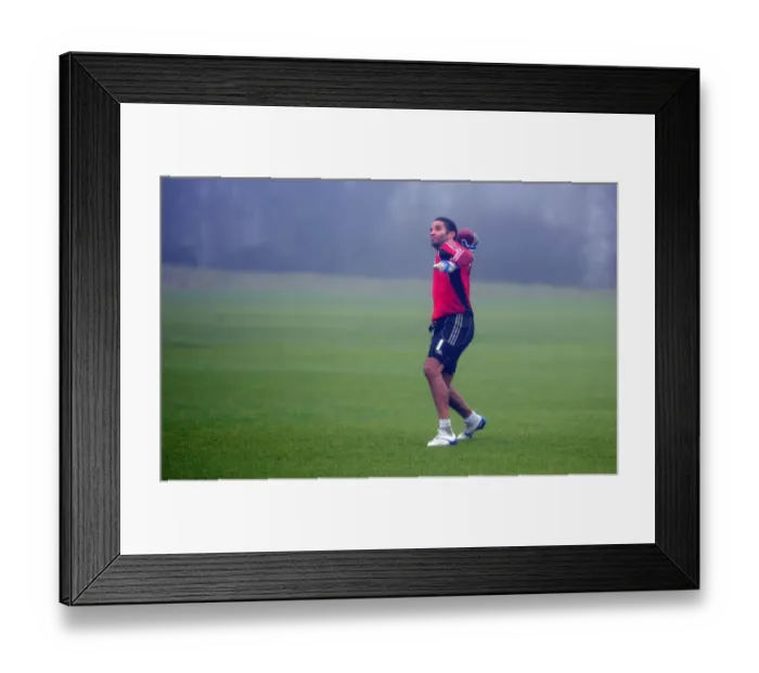 Framed Print : Bristol City First Team Training - January 13, 2011 (Season 10-11)