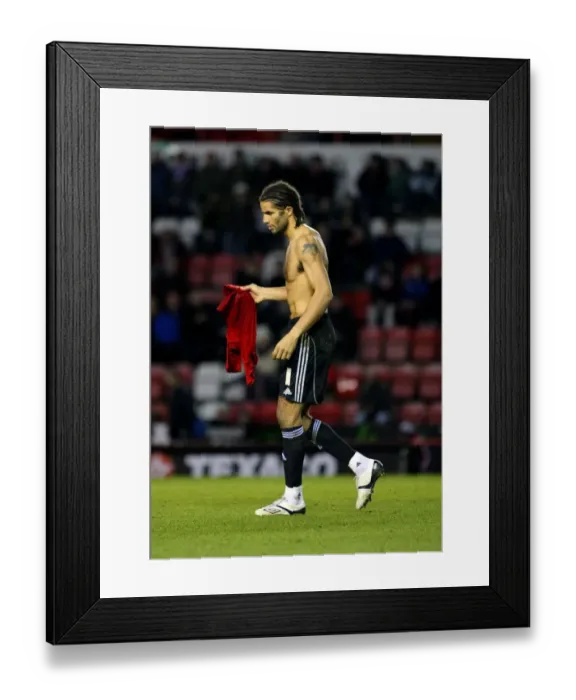 Framed Print : Bristol City's David James Red-Carded in Championship Clash vs. Middlesbrough (15 / 01 / 2011)