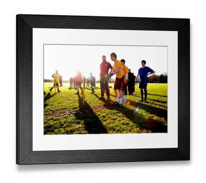 Framed Print : David James Inspires Young Footballers at Ashton Park School with Bristol City FC - Season 10-11 Framed Print : David James Inspires Young Footballers at Ashton Park School with Bristol City FC - Season 10-11