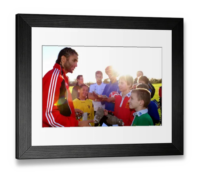 Framed Print : David James Visits Ashton Park School with Bristol City FC: A Special Day for Young Football Fans - Season 10-11 Framed Print : David James Visits Ashton Park School with Bristol City FC: A Special Day for Young Football Fans - Season 10-11
