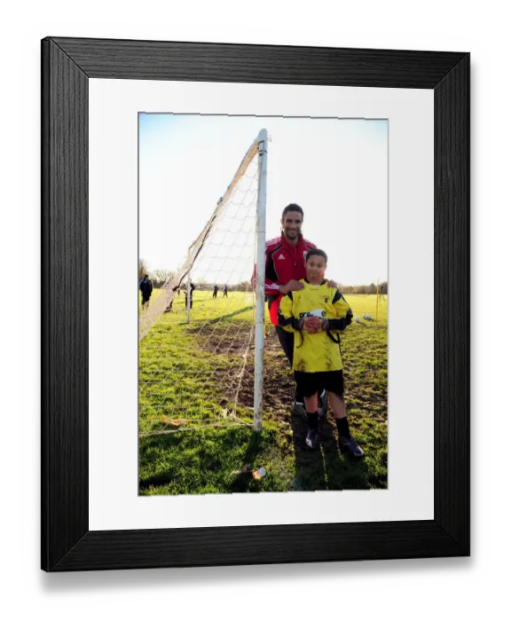 Framed Print : David James Visits Ashton Park School with Bristol City FC: A Memorable Day for Young Football Fans (Season 10-11) Framed Print : David James Visits Ashton Park School with Bristol City FC: A Memorable Day for Young Football Fans (Season 10-11)
