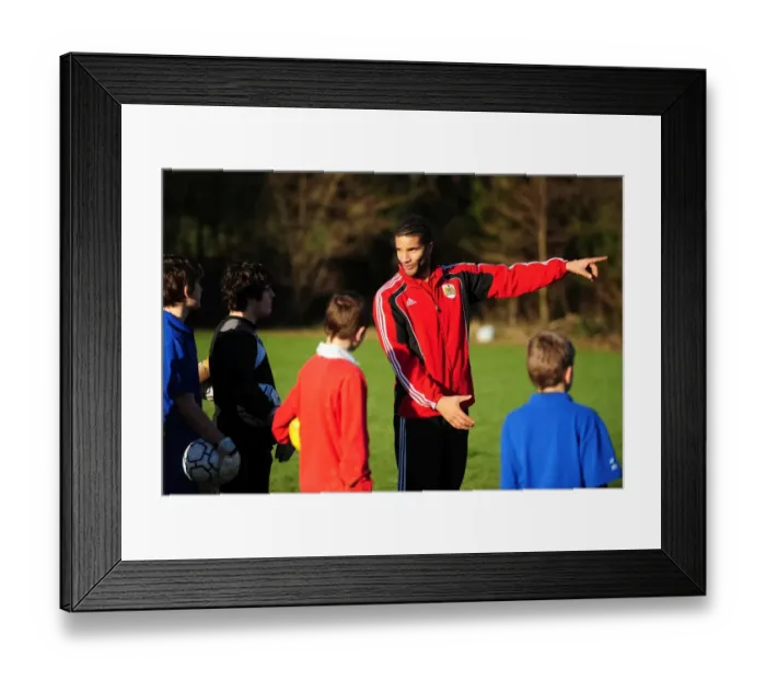 Framed Print : David James Visits Ashton Park School with Bristol City FC: A Memorable Day for Young Fans (Season 10-11) Framed Print : David James Visits Ashton Park School with Bristol City FC: A Memorable Day for Young Fans (Season 10-11)
