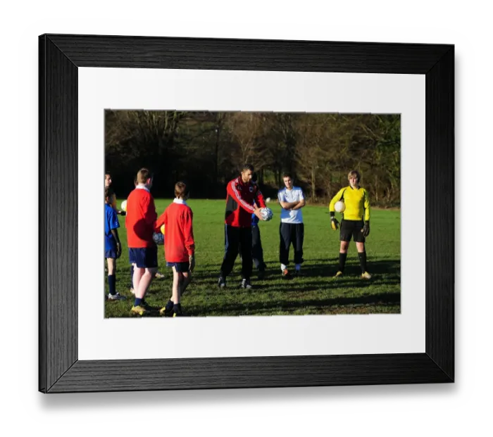 Framed Print : Bristol City First Team at Ashton Park School with David James - Season 10-11 Framed Print : Bristol City First Team at Ashton Park School with David James - Season 10-11