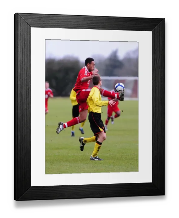 Framed Print : Bristol City FC: A Look at the Future Stars of Season 10-11 - U18s Face Off Against Watford