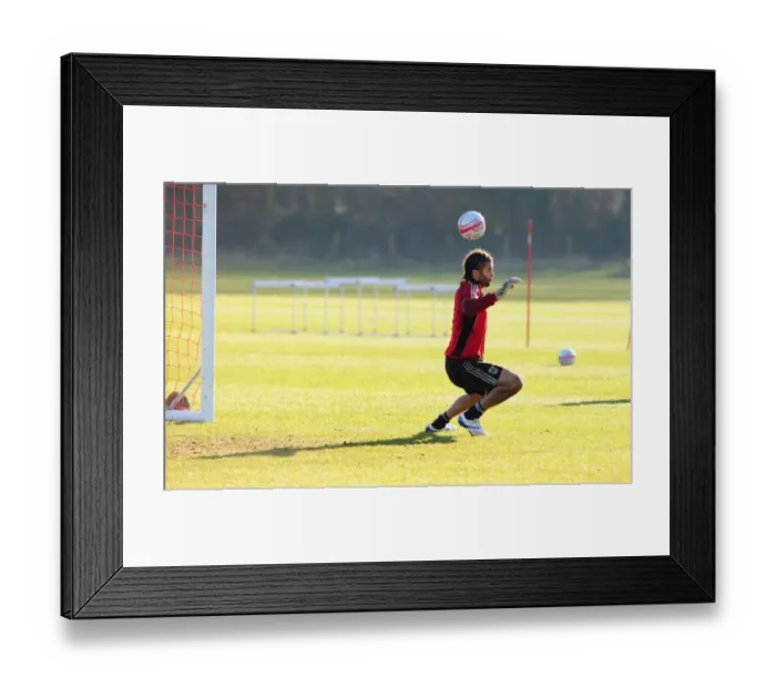 Framed Print : Bristol City First Team Training: January 2011 - Season 10-11