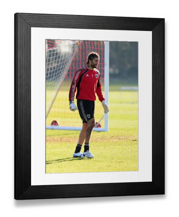 Framed Print : Bristol City First Team Training: January 2011 - Season 10-11