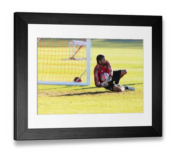 Framed Print : Bristol City First Team Training: January 2011 - Season 10-11