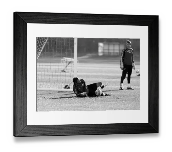 Framed Print : Bristol City First Team Training: January 2011 - Season 10-11