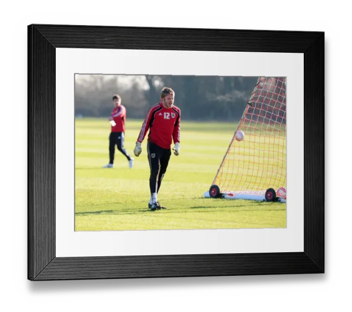 Framed Print : Bristol City First Team Training: January 2011 - Season 10-11