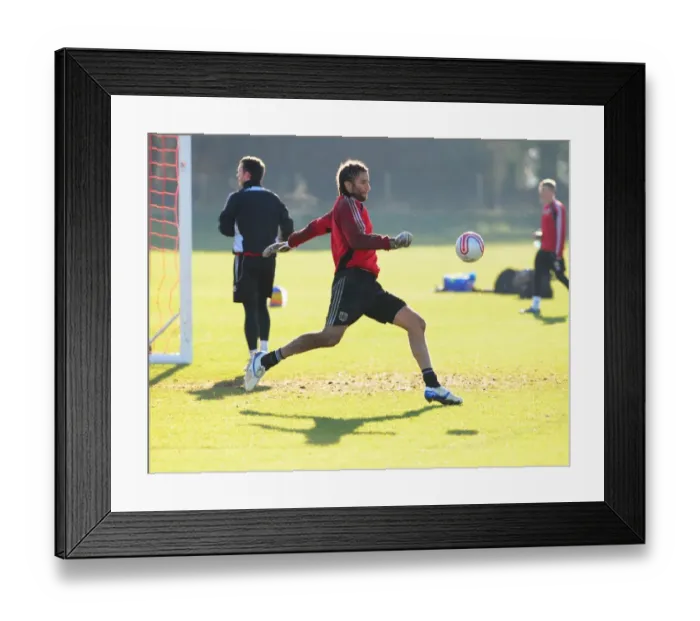 Framed Print : Bristol City First Team: January 2011 Training - Season 10-11