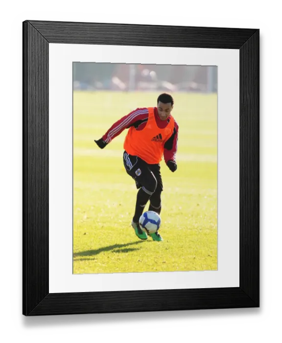 Framed Print : Bristol City First Team Training: January 2011 - Season 10-11