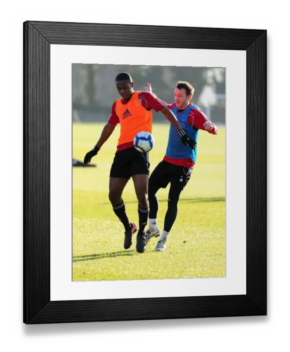 Framed Print : Bristol City First Team Training: January 2011 - Season 10-11