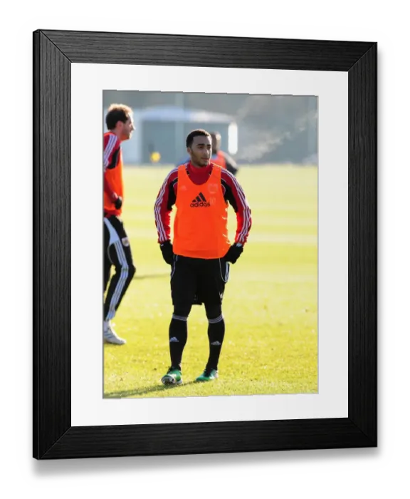 Framed Print : Bristol City First Team Training: January 2011 - Season 10-11