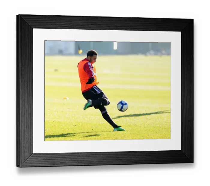 Framed Print : Bristol City First Team Training: January 2011 - Season 10-11