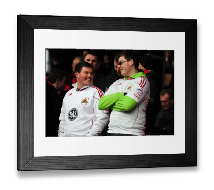 Framed Print : A Football Rivalry: Crystal Palace vs. Bristol City - Season 10-11
