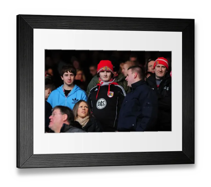 Framed Print : Bristol City First Team: Season 10-11: Crystal Palace v Bristol City