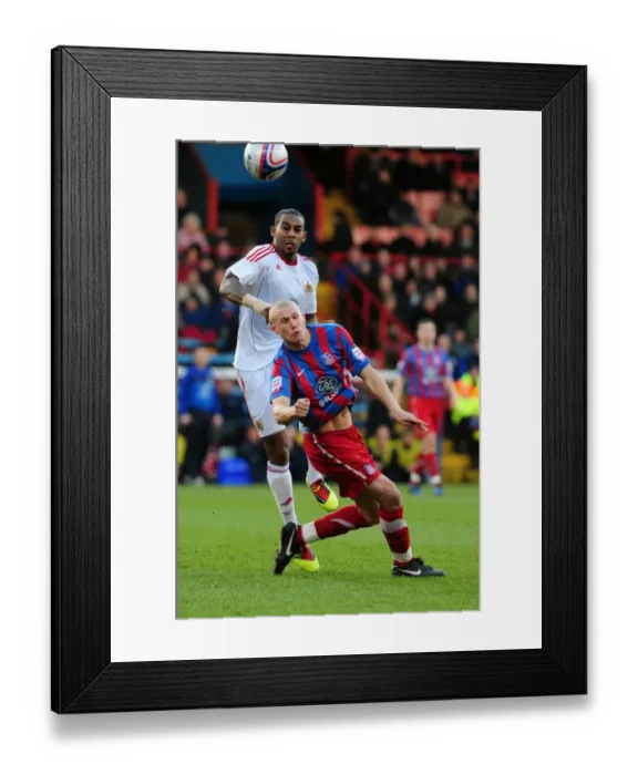 Framed Print : Battling for Championship Glory: Marvin Elliott vs. Alex Marrow (2011) - Crystal Palace vs. Bristol City Football Match Framed Print : Battling for Championship Glory: Marvin Elliott vs. Alex Marrow (2011) - Crystal Palace vs. Bristol City Football Match