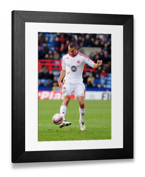 Framed Print : Steven Caulker of Bristol City in Action at Crystal Palace, Championship Match, Selhurst Park, London, 2011 Framed Print : Steven Caulker of Bristol City in Action at Crystal Palace, Championship Match, Selhurst Park, London, 2011