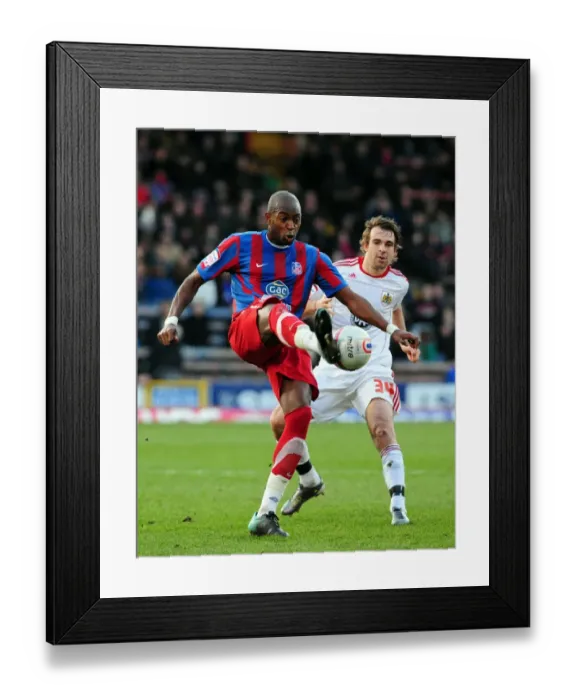 Framed Print : Anthony Gardner Clears Ball for Crystal Palace Against Bristol City, Championship Match, Selhurst Park, 2011 Framed Print : Anthony Gardner Clears Ball for Crystal Palace Against Bristol City, Championship Match, Selhurst Park, 2011