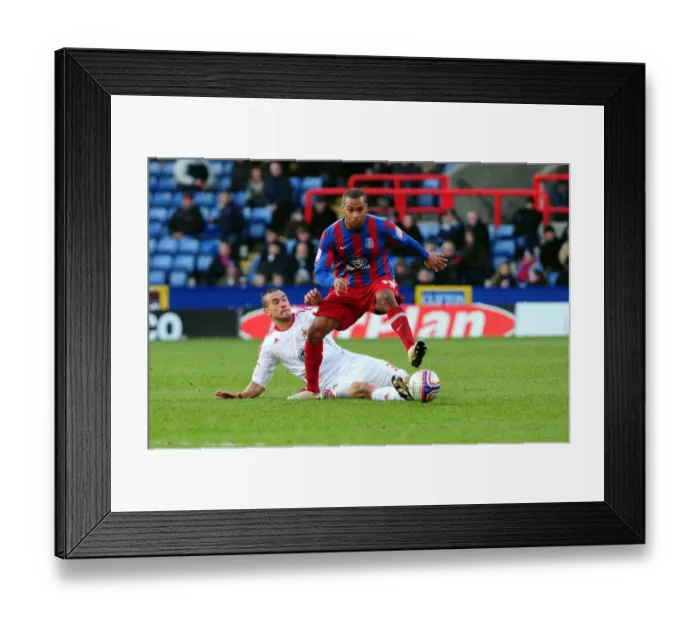 Framed Print : Bristol City's Steven Caulker Tackles Jermain Easter in Championship Clash at Selhurst Park (Crystal Palace v Bristol City, 22 / 01 / 2011) Framed Print : Bristol City's Steven Caulker Tackles Jermain Easter in Championship Clash at Selhurst Park (Crystal Palace v Bristol City, 22 / 01 / 2011)