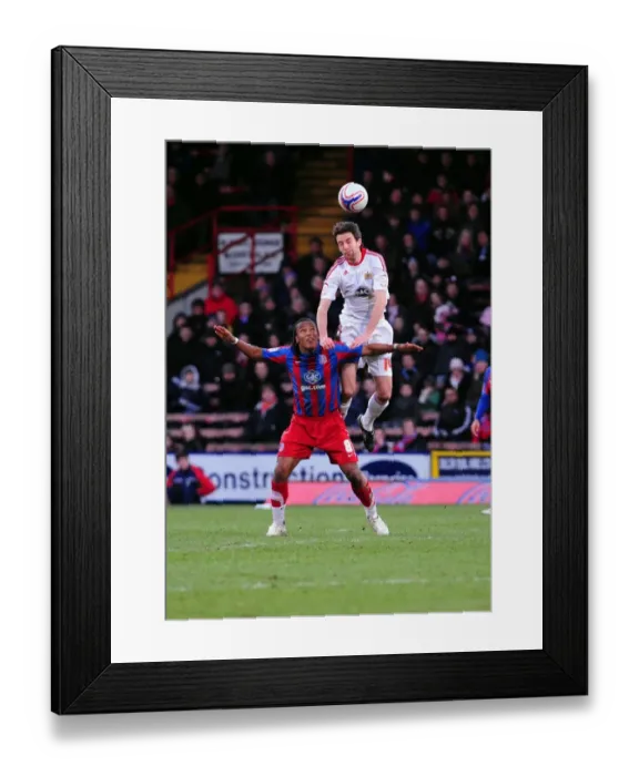 Framed Print : Battling Midfielders: Skuse vs. Danns in Crystal Palace vs. Bristol City Championship Clash, Selhurst Park, 2011 Framed Print : Battling Midfielders: Skuse vs. Danns in Crystal Palace vs. Bristol City Championship Clash, Selhurst Park, 2011