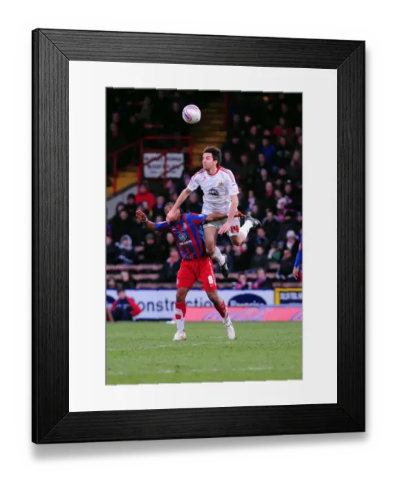 Framed Print : Battling Midfielders: Skuse vs. Danns - Intense Championship Clash at Selhurst Park, 2011 Framed Print : Battling Midfielders: Skuse vs. Danns - Intense Championship Clash at Selhurst Park, 2011